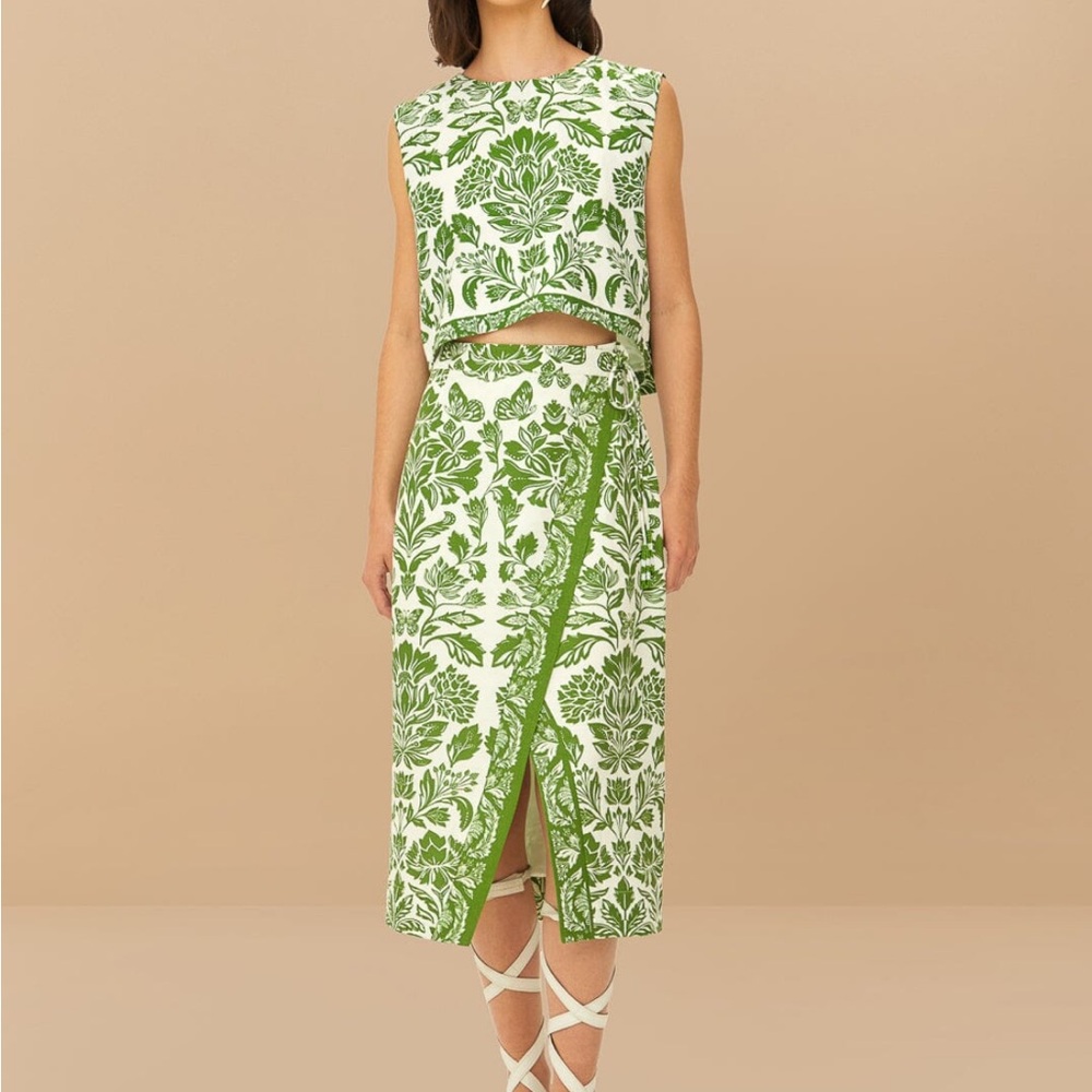 Green Floral Women's Set